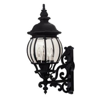 Savoy House Outdoor Wall Lantern in Black   07094 BLK