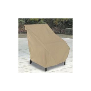 High Back Patio Chair Cover in Sand