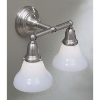 Norwell Lighting Coventry Two Light Bath Vanity with Bell Shade