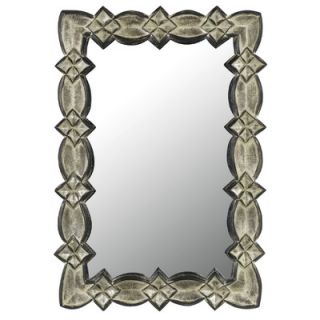 Laconi Rectangular Polyurethane Frame Mirror with Beveled Glass in