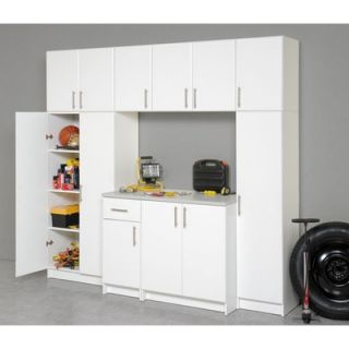Prepac Elite Garage/Laundry Room Topper & Wall Cabinet with 2 Doors