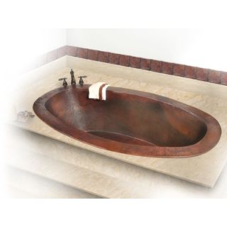 Vontz Roberta Small Self Rimming or Undermount Copper Bath Tub