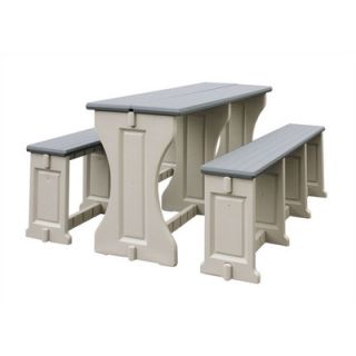 Leisure Accents Patio Picnic Table with Bench