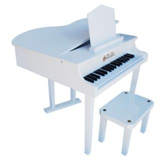 Schoenhut Fancy Baby Grand Piano in White