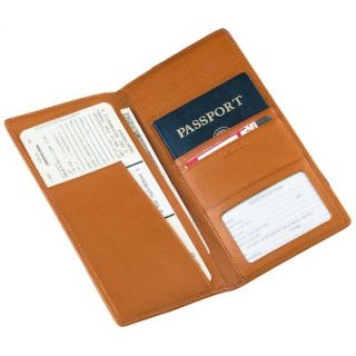 Royce Leather Art Passport Ticket Holder   211 5