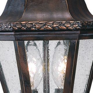  22.5 x 7.5 Outdoor Wall Lantern in Bark and Gold   KP 5 205 52