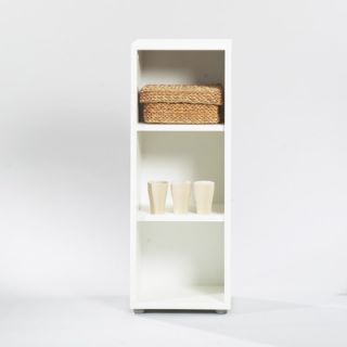 Tvilum Fairfax Short Narrow Bookcase in White