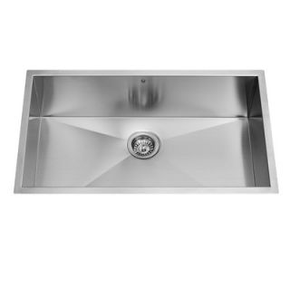 Vigo Stainless Steel 30 Undermount Kitchen Sink