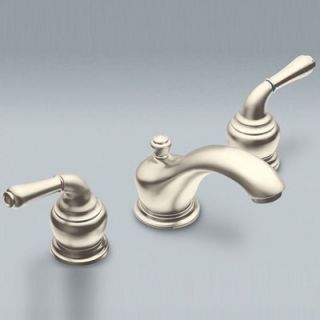 Moen Monticello Widespread Bathroom Faucet with Double Lever Handles