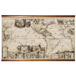 Authentic Models 1719 The Americas Map