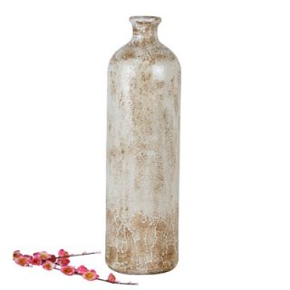 Privilege Large Ceramic Vase in Antique White