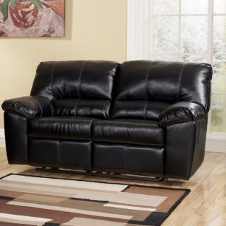 Signature Design by Ashley Smith Bonded Leather Reclining Loveseat in