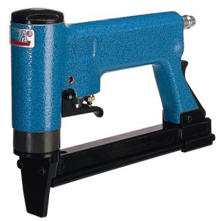 Pneumatic Tacker 3/8 Crown Upholstery Stapler Automatic w/ Long Ma