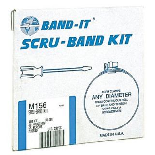 Band It Scru Band Clamp Sets   23156 stainless steel scru band kit