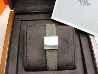 Auth Hermes Grizzard Yellow Gold 750 Watch