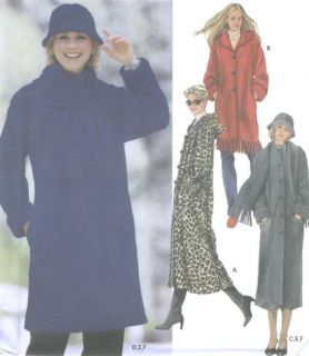 hat sewing pattern hood option 2 lengths easy simplicity 5406