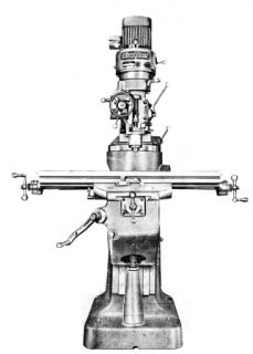 HARTFORD Vertical Milling Machine Instructions & Parts Manual 0940