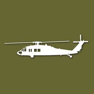 UH 60 L Black Hawk Helicopter Vinyl Sticker VSUH60LS