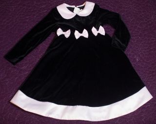 Goodlad Girls Pink Black Velvet Holiday Special Dress Size 5