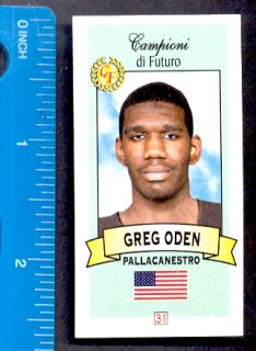 10 Lot Greg Oden 2003 High School Rookie Review Card