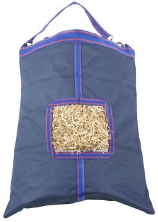  Royal Blue Deluxe Nylon 22 x 27 Horse Heavy Duty Top Load Hay Bag Bags