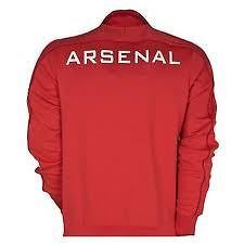 Mens Arsenal FC Nike N98 Jacket Track Top   Size M L XL   Red/White