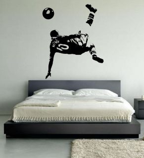 Wayne Rooney Football Wall Art Stickers, Over Head Kick,Mancheste r