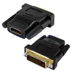 DVI D 25pin Male to HDMI Female Adapter Connector Converter for PC