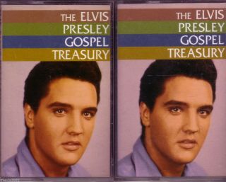 Elvis Presley Gospel Treasury 2 Heartland Music Cassette Lot RARE 60s
