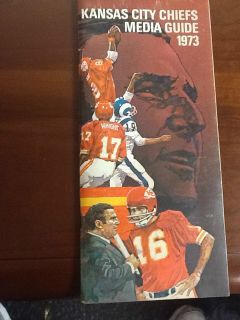  Kansas City Chiefs Media Guide   Graphics of Hank Stram, Len Dawson