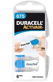 Duracell Activair Hearing Aid Batteries Size 675 12