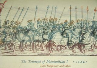 Triumph of Maximillian 1526 Hans Burgkmair German Italy
