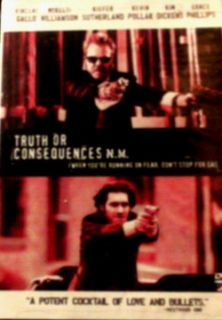 Truth or Consequences N M 1997 Kiefer Sutherland Vincent Gallo Kevin