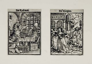 1967 Print Rich Man Queen Death Hans Holbein Younger Original Historic