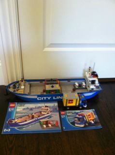 Lego City Harbor 7994 Boat and Truck No Crane or Dock