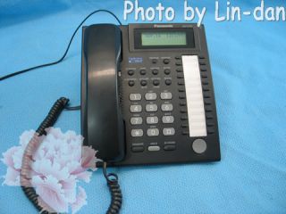 Panasonic KX T7737 B Adv Hybrid 3LCD Phone 4 TA624 824