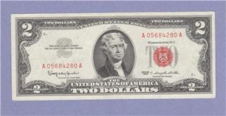  Two Dollar Bill $2 00 Note Sharp Clean Granahan Dillon Free s H