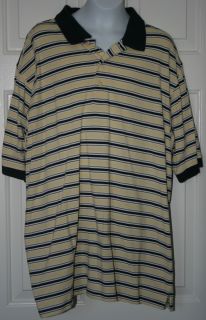 Grand Slam Golf Polo Shirt Mens Size XXL 2XL Cotton Stripes