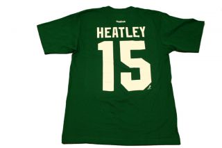 Dany Heatley 15 Minnesota Wild Green Jersey T Shirt