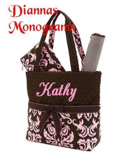 Personalized 3pc Diaper Bag Quilted BR PK Look 20 Off Sale Today
