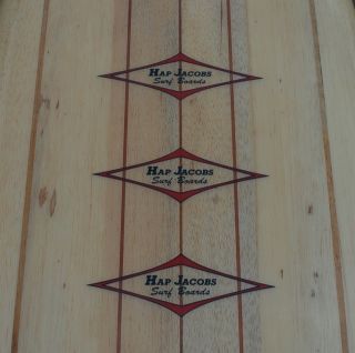 Jacobs BALSA 98 shaped by Hap longboard surfboard