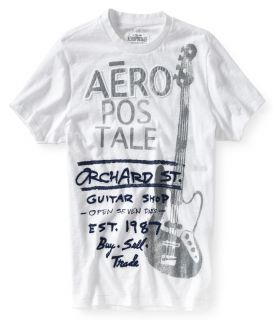 Aeropostale Mens Aero Music Shop Graphic T Shirt