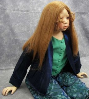 Christine Orange Harriet Porcelain Doll 38 Tall RARE