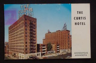  Hotel Old Cars Minneapolis MN Hennepin Co Postcard Minnesota