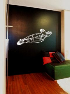 Green Sea Turtle Wall Decals Stickers Vinyl Art Decor