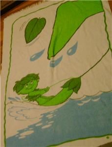 Vintage Green Giant Sprout Beach Towel Surfing Sprout