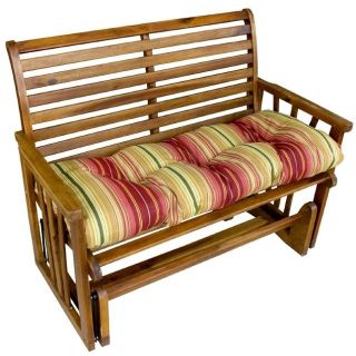 Greendale Home Fashions 46 inch Outdoor Swing Bench Cushion Kinnabari