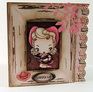 Cheeky Shooter The Greeting Farm Mounted Rubber Stamp