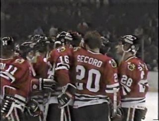 Dec 28 1985 Chicago Blackhawks Washington Capitals Game DVD NHL RARE