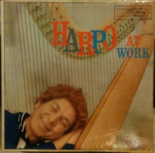 Harpo Marx Harpo at Work LP VG MG 20363 Vinyl 1958 1st Press DG Mono